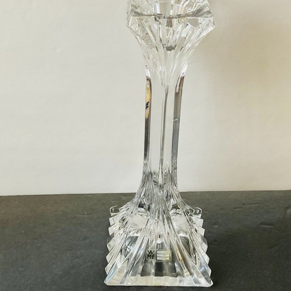 VINTAGE WMF Lead Crystal German Single Candlestick NWT - Picture 2 of 7